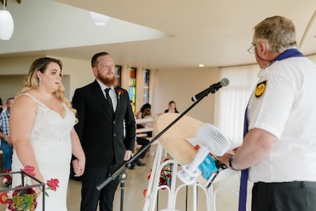 Wedding ceremony by Dr. Gerrit Rademeyer in Bonnievale