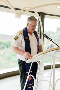 Wedding ceremony by Dr. Gerrit Rademeyer in Bonnievale