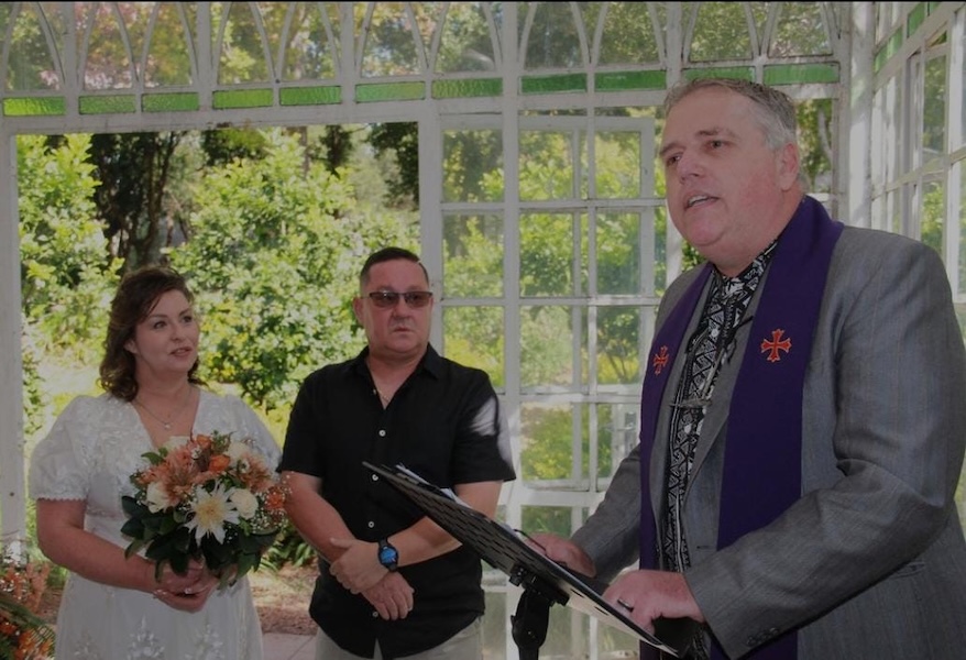 Wedding ceremony by Dr. Gerrit Rademeyer in Bonnievale