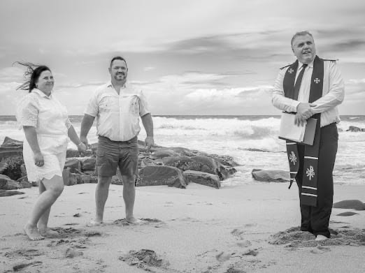 Wedding ceremony by Dr. Gerrit Rademeyer in Bonnievale