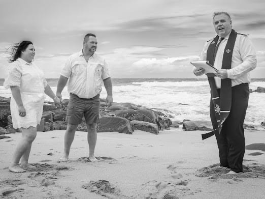 Wedding ceremony by Dr. Gerrit Rademeyer in Bonnievale