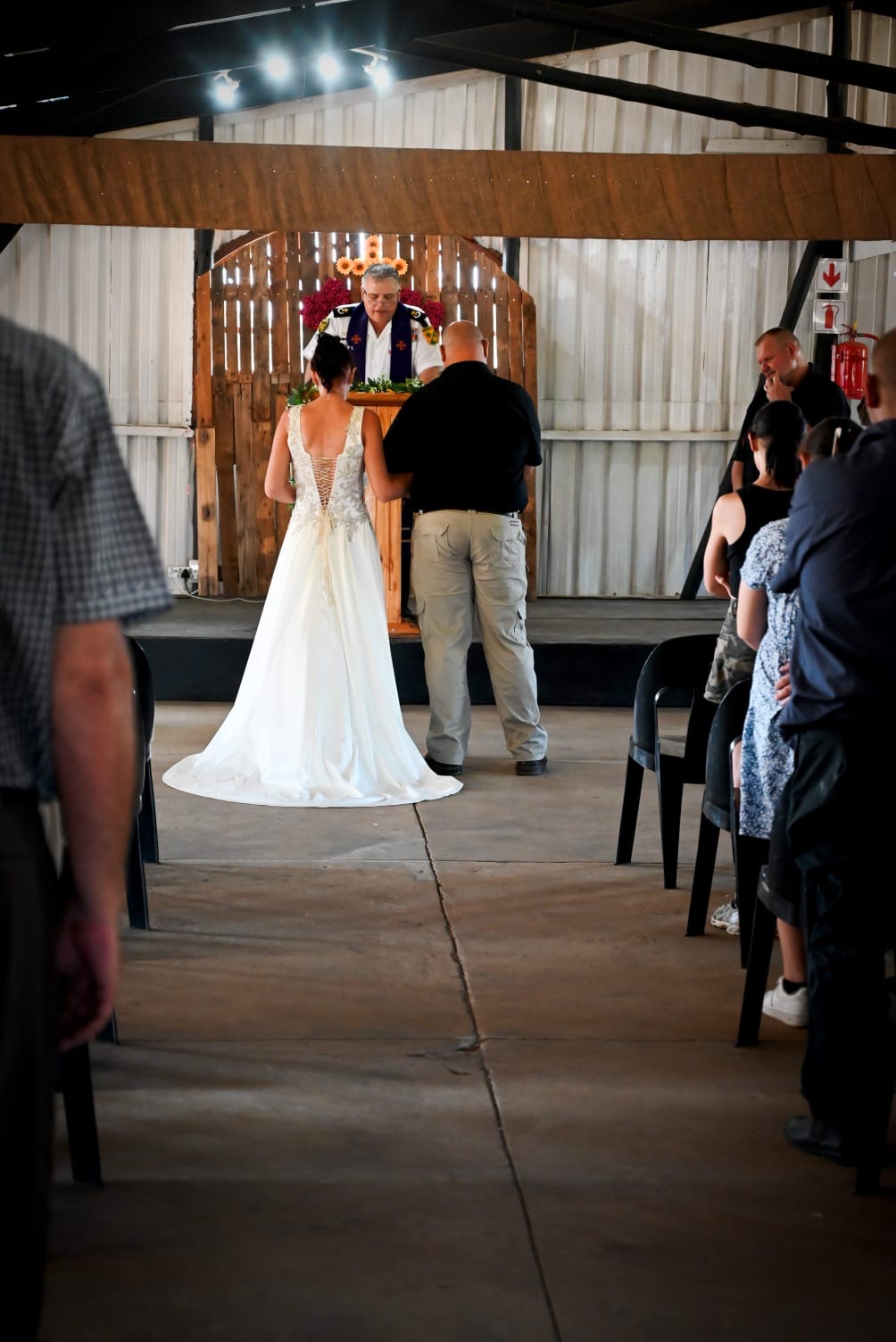 Wedding ceremony by Dr. Gerrit Rademeyer in Bonnievale