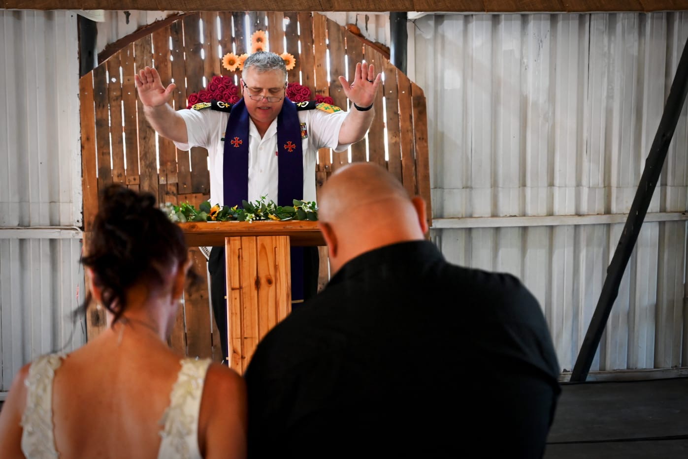 Wedding ceremony by Dr. Gerrit Rademeyer in Bonnievale